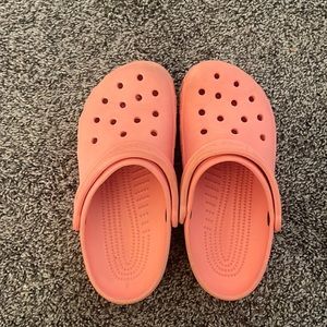 Coral CROCS- Size 8 W